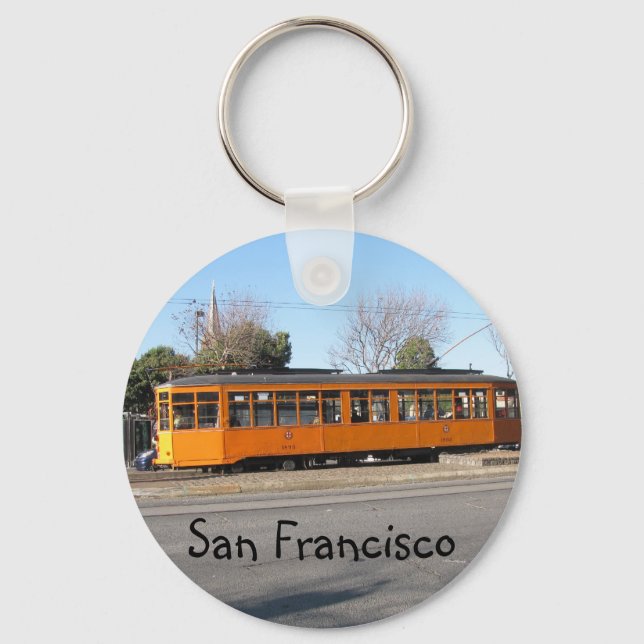 San Francisco Streetcar Nyckelring (Framsida)