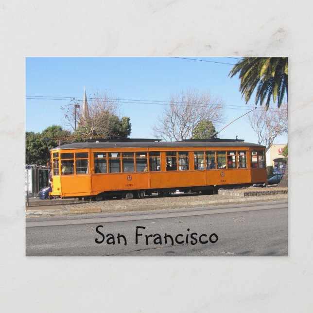 San Francisco Streetcar Vykort (Framsida)