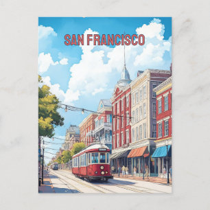 San Francisco Streetcar Vykort