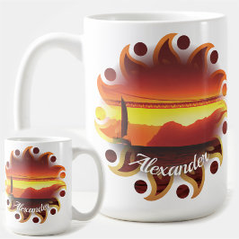 San Francisco Sunset 1124 Kaffemugg