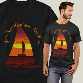 San Francisco Sunset 1124 T Shirt
