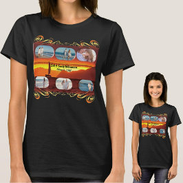 San Francisco Sunset Kärlek 1124 T Shirt
