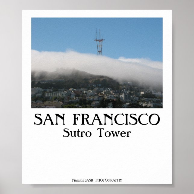 San Francisco - Sutro Torn Poster (Framsidan)