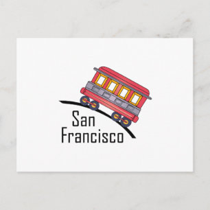 san francisco trådey vykort