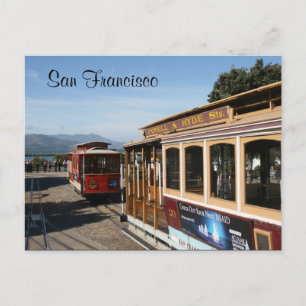 san francisco trams vykort