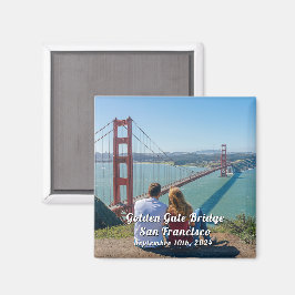 San Francisco Travel Anpassningsbar Photo Souvenir Magnet