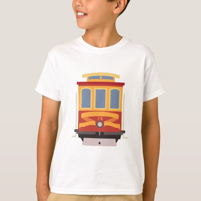 San Francisco Trolley T Shirt (Framsida)