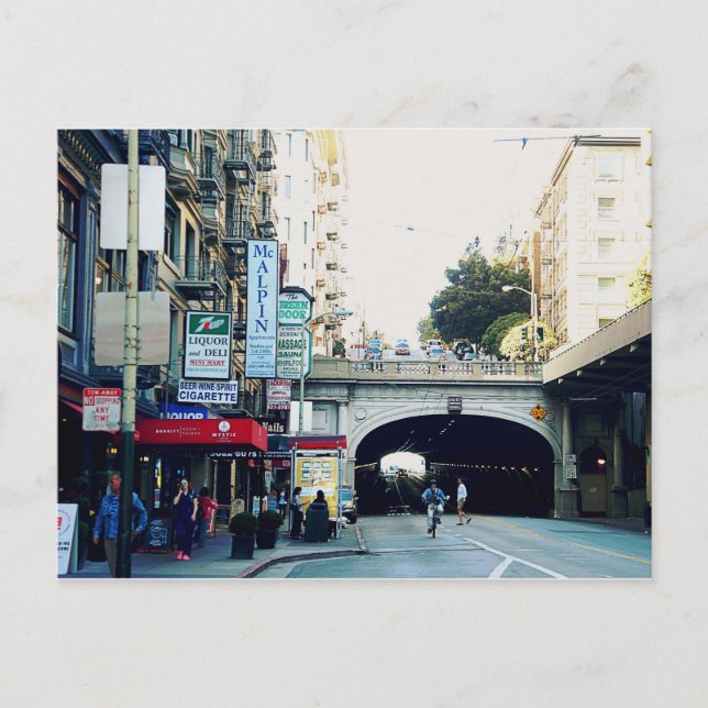 San Francisco: Tunnlar Vykort (Framsida)
