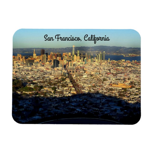 San Francisco Twin Peaks #1 Magnet (Horisontell)