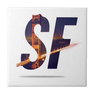San Francisco typografi Kakelplatta