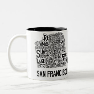San Francisco Typomugg Två-Tonad Mugg