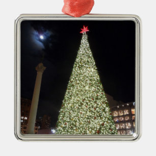 San Francisco union kvadrerar jul Julgransprydnad Metall