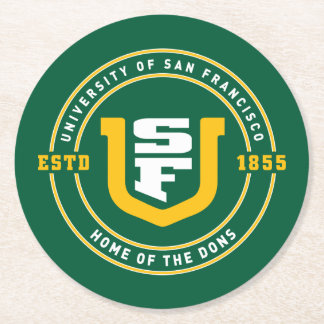 San Francisco Universitet Underlägg Papper Rund