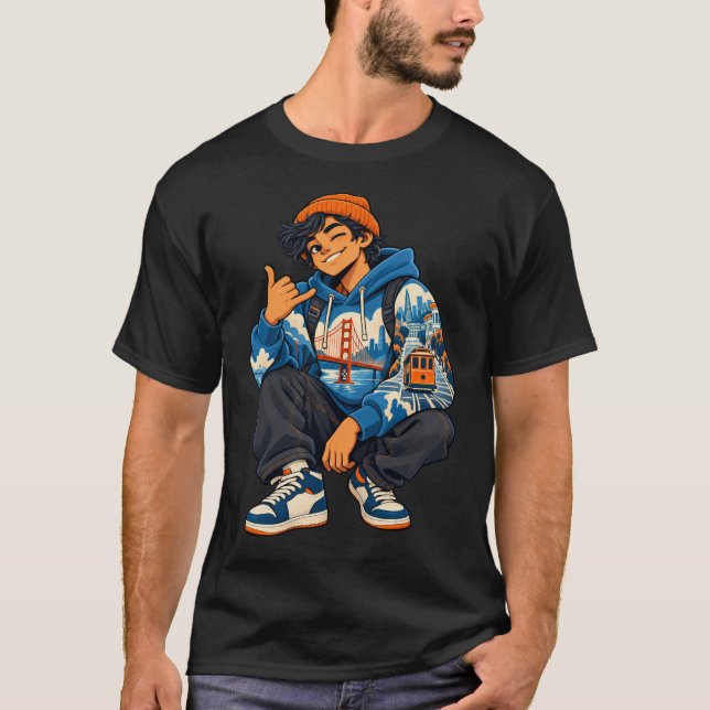 San Francisco Urban dude t-shirt (Framsida)