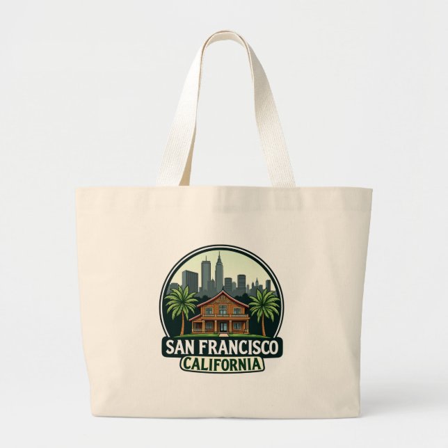 San Francisco Urban och Natural Harmony- Jumbo Tygkasse (Framsidan)
