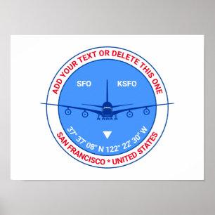 San Francisco, USA, Anpassadet Charming Poster