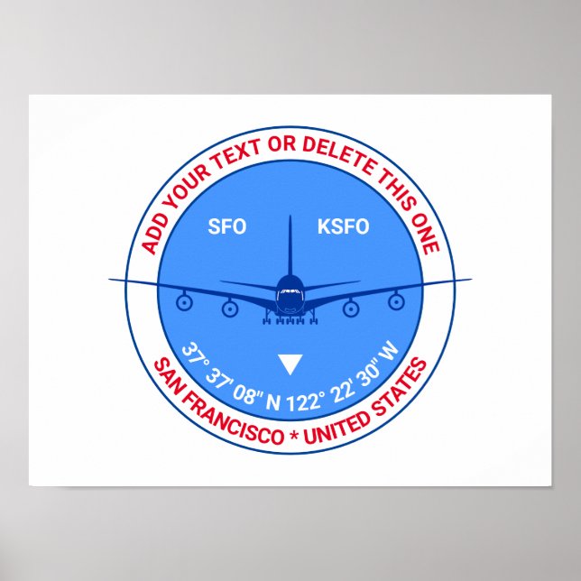 San Francisco, USA, Anpassadet Charming Poster (Framsidan)