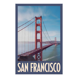 San Francisco USA vintage Fototryck