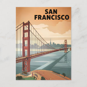 San Francisco USA vintage Vykort