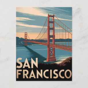 San Francisco USA vintage Vykort