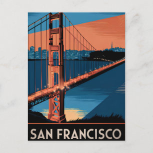 San Francisco USA vintage Vykort