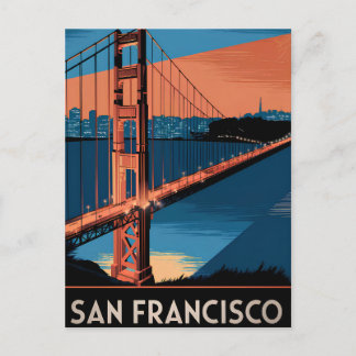 San Francisco USA vintage Vykort