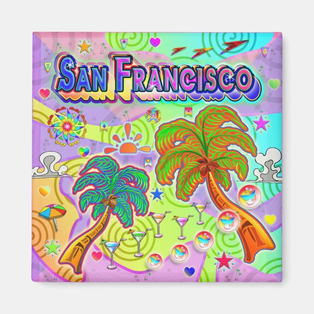 San Francisco Vacation Target Magnet (Framsidan)
