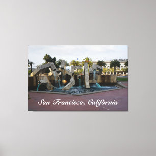 San Francisco Vaillancourt Fontän #2 Canvas