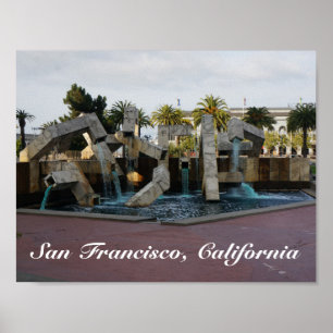 San Francisco Vaillancourt Fontän #2 Poster