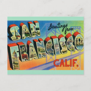 San Francisco Välkomst vykort