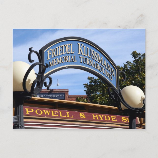 san francisco-vändning vykort (Framsida)