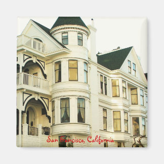 San Francisco Victorian House Magnet