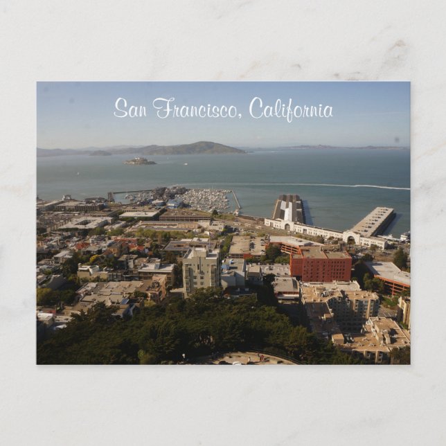 San Francisco View #1-vykort Vykort (Framsida)