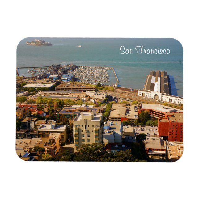 San Francisco View #5 Magnet (Horisontell)