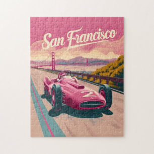 San Francisco vintage racing car Pussel