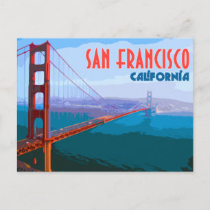 San Francisco Vintage Reseminskort Vykort