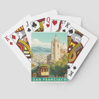 San Francisco Vintage resor Poster Casinokort