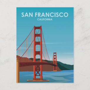 San Francisco Vintage resor Spara datumet Vykort