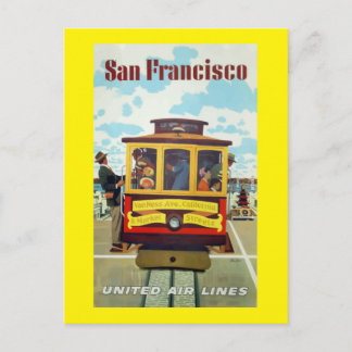 San Francisco Vintage resor Vykort