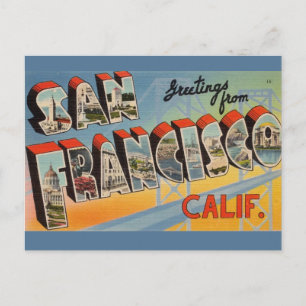 San Francisco Vintage Vykort