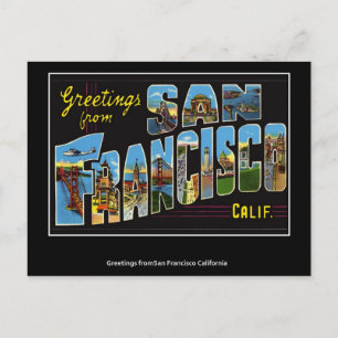 San Francisco Vintage vykort