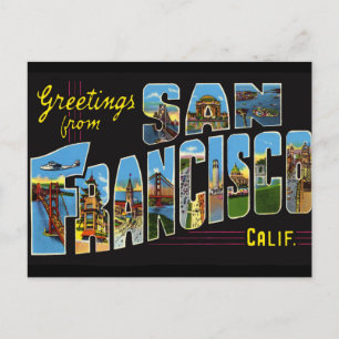San Francisco Vintage vykort
