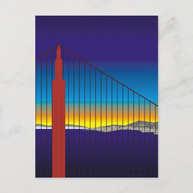 San Francisco Vykort (Framsida)