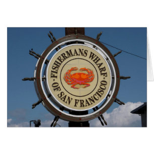 San Francisco Warf Hälsningskort