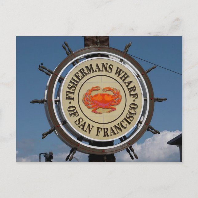 San Francisco Warf Vykort (Framsida)