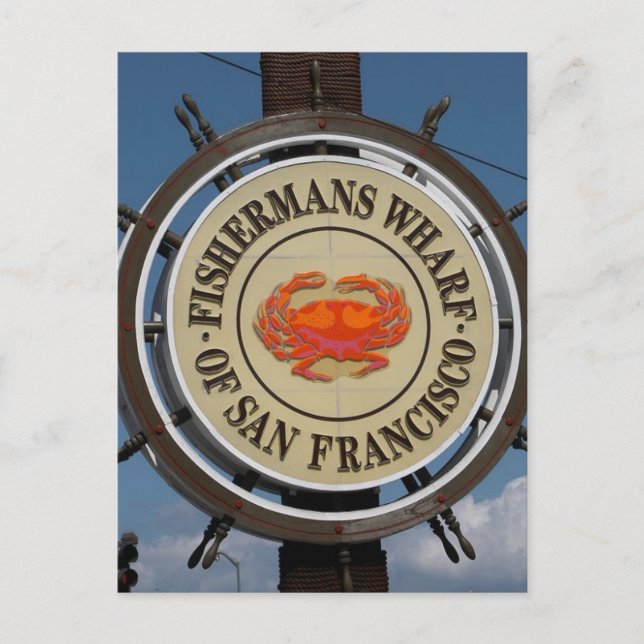San Francisco Warf Vykort (Framsida)