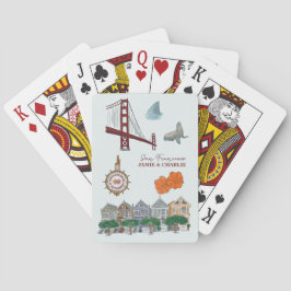 San Francisco Wedding Favor Casinokort