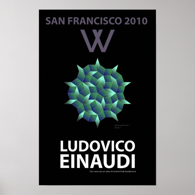 San Francisco Welcome Ludovico Einaudi Poster (Framsidan)