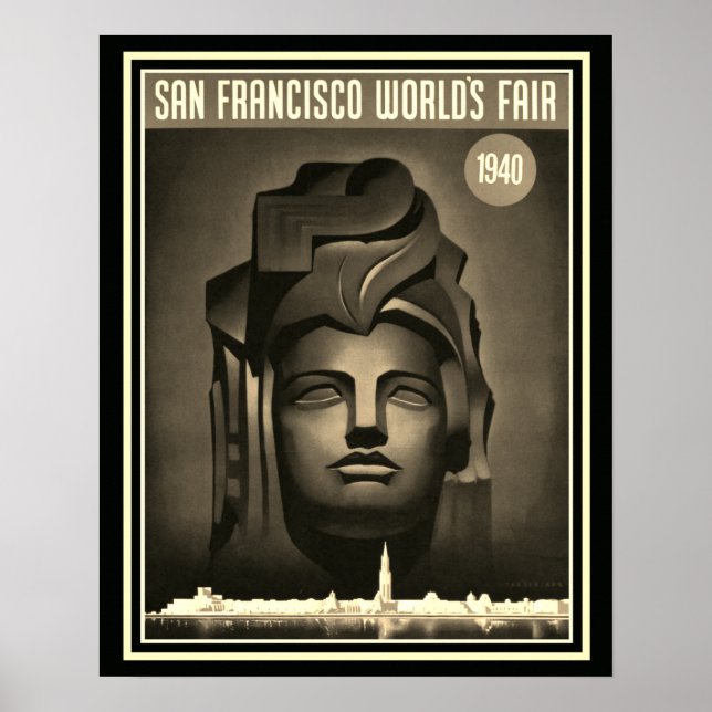 San Francisco World's Fair 1940 Print - 16 x 20 Poster (Framsidan)