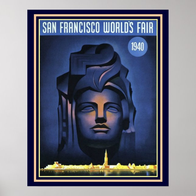 San Francisco World's Fair 1940 Print - 16 x 20 Poster (Framsidan)